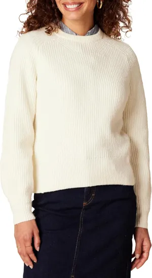 Amazon Essentials Ribbed Long Sleeve Sweaters for Women, Crewneck