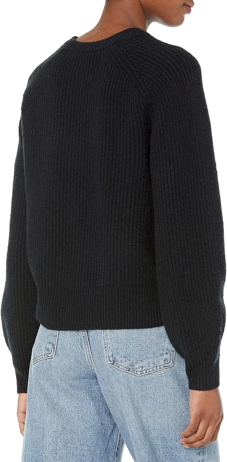 Amazon Essentials Ribbed Long Sleeve Sweaters for Women, Crewneck