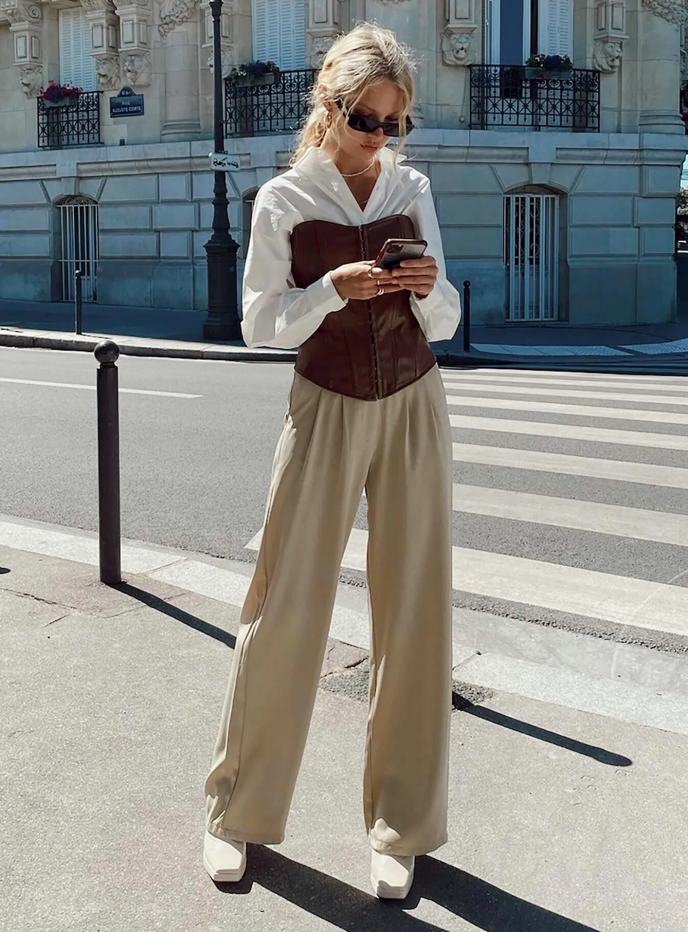 Archer Pants Taupe Tall