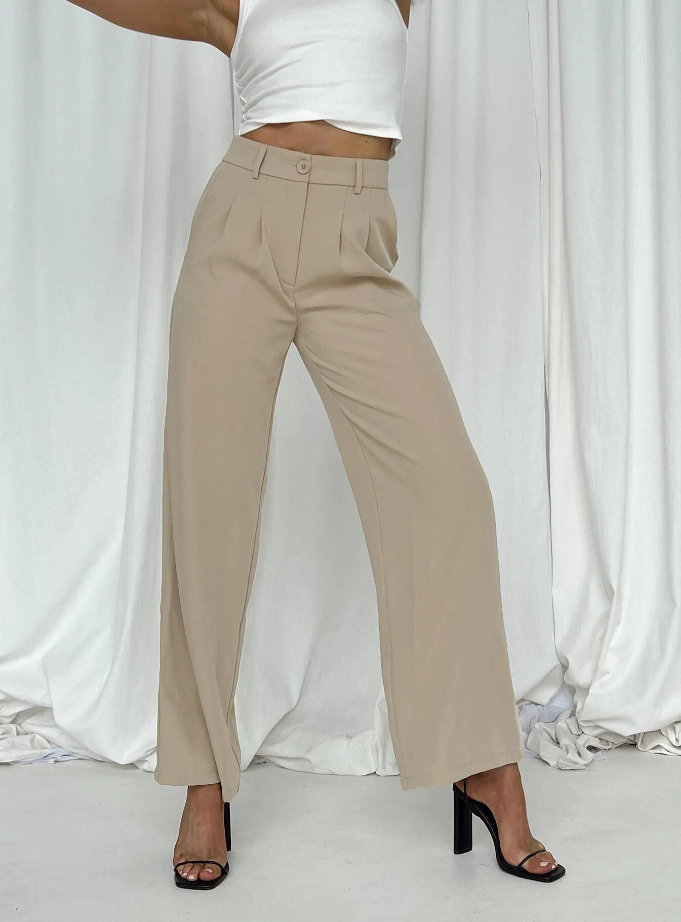 Archer Pants Taupe Tall
