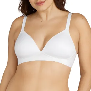 Bali Women's Comfort Revolution Wireless Bra, Soft Touch Convertible T-Shirt Bra, Full Coverage