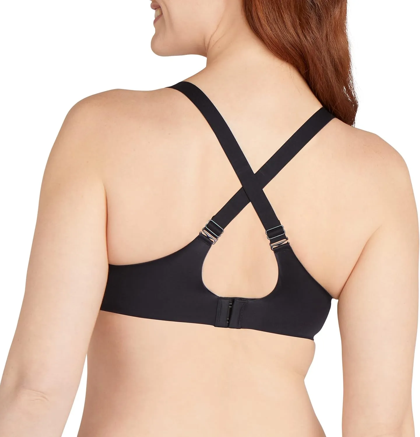 Bali Women's Comfort Revolution Wireless Bra, Soft Touch Convertible T-Shirt Bra, Full Coverage