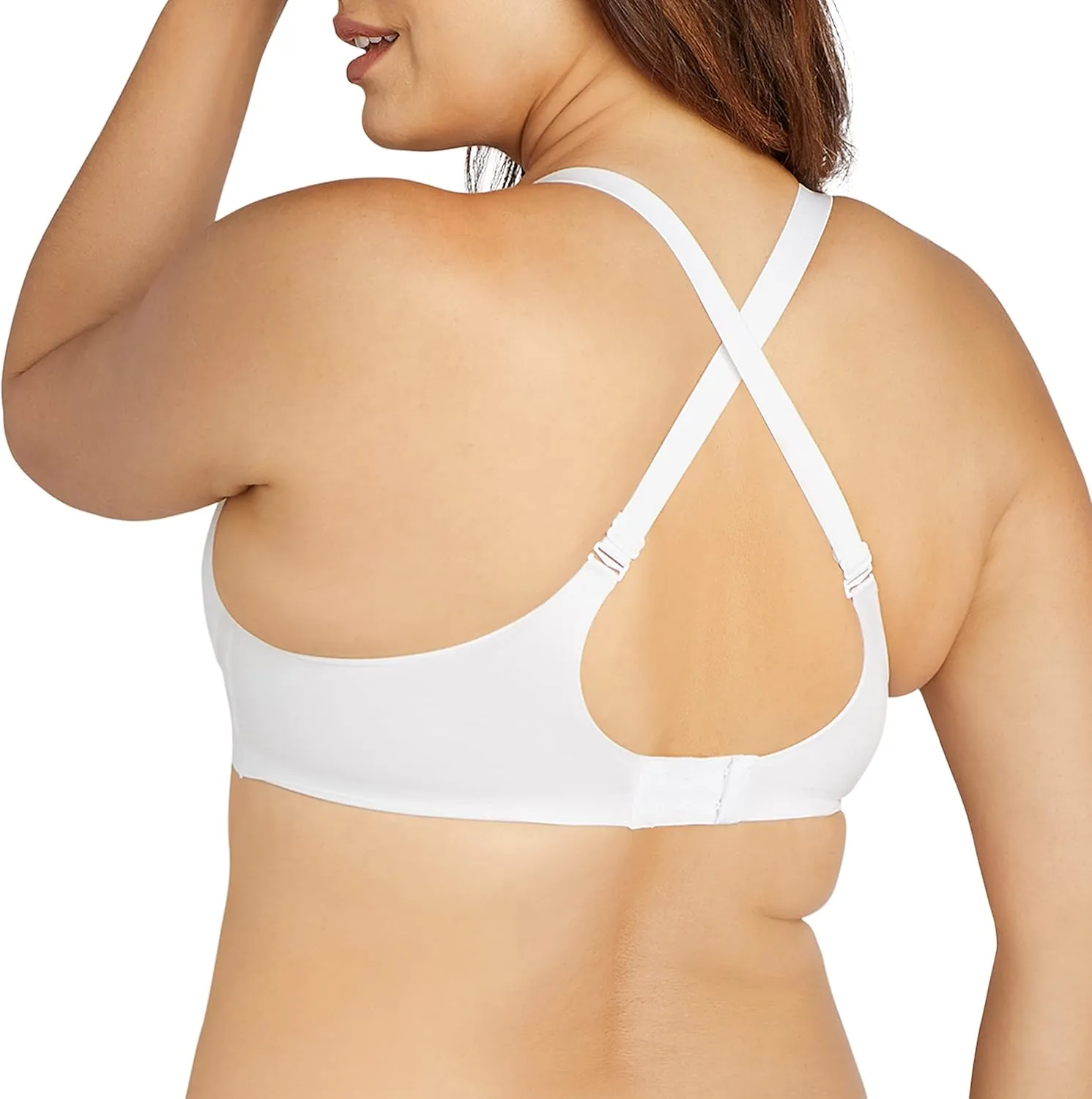 Bali Women's Comfort Revolution Wireless Bra, Soft Touch Convertible T-Shirt Bra, Full Coverage