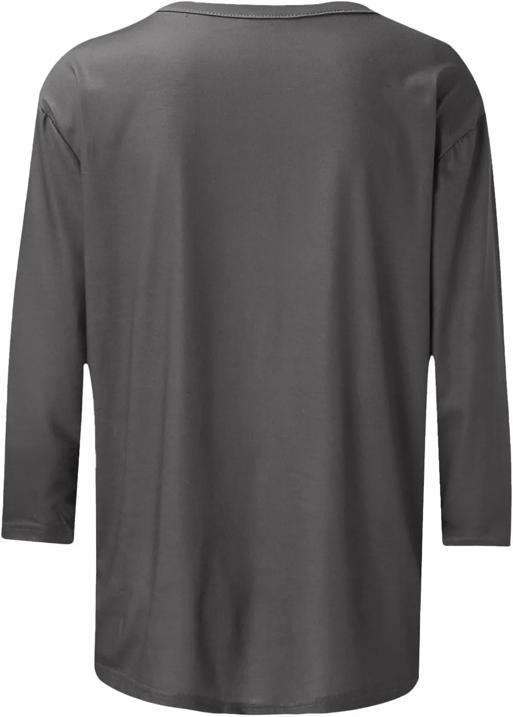 Binmer God Only Lets Things Grow Until They're Perfect Shirts for Womens 3/4 Length Sleeve Tunic Blouse Funny Sayings Tops