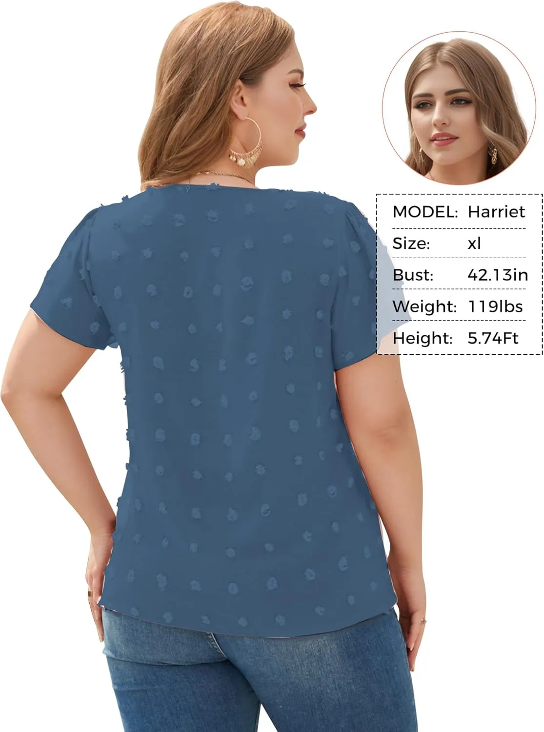 Blouses for Women Dressy Casual V Neck Ruffle Short Sleeve Flowy Tops Cute Summer Shirts Professional Business Tunic