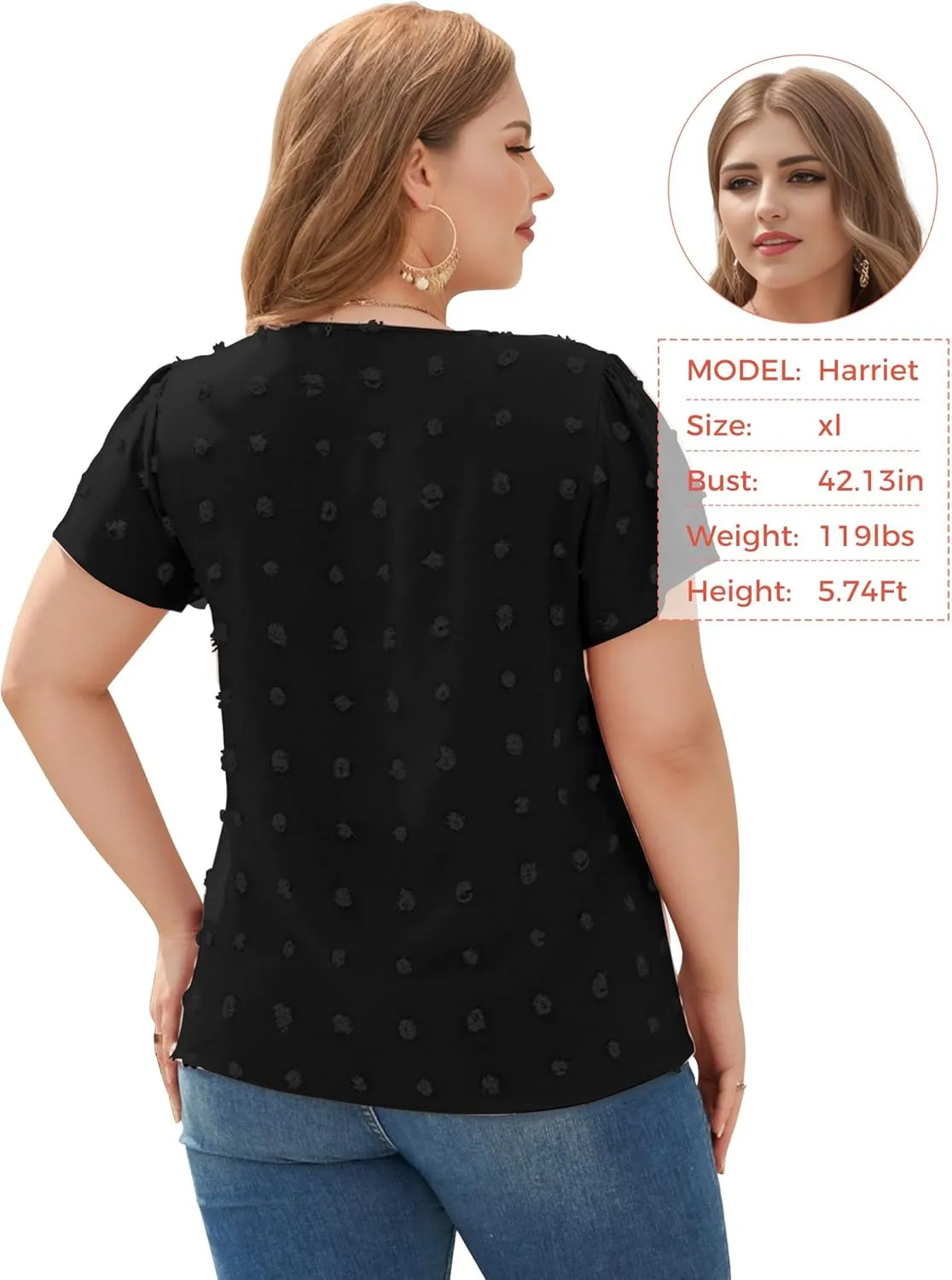 Blouses for Women Dressy Casual V Neck Ruffle Short Sleeve Flowy Tops Cute Summer Shirts Professional Business Tunic