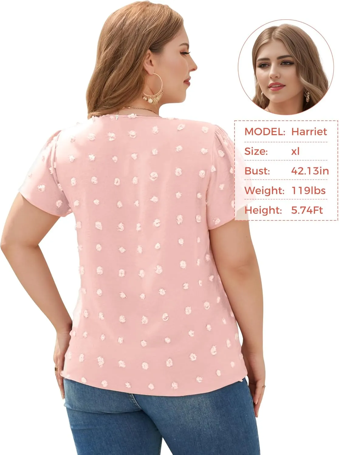 Blouses for Women Dressy Casual V Neck Ruffle Short Sleeve Flowy Tops Cute Summer Shirts Professional Business Tunic