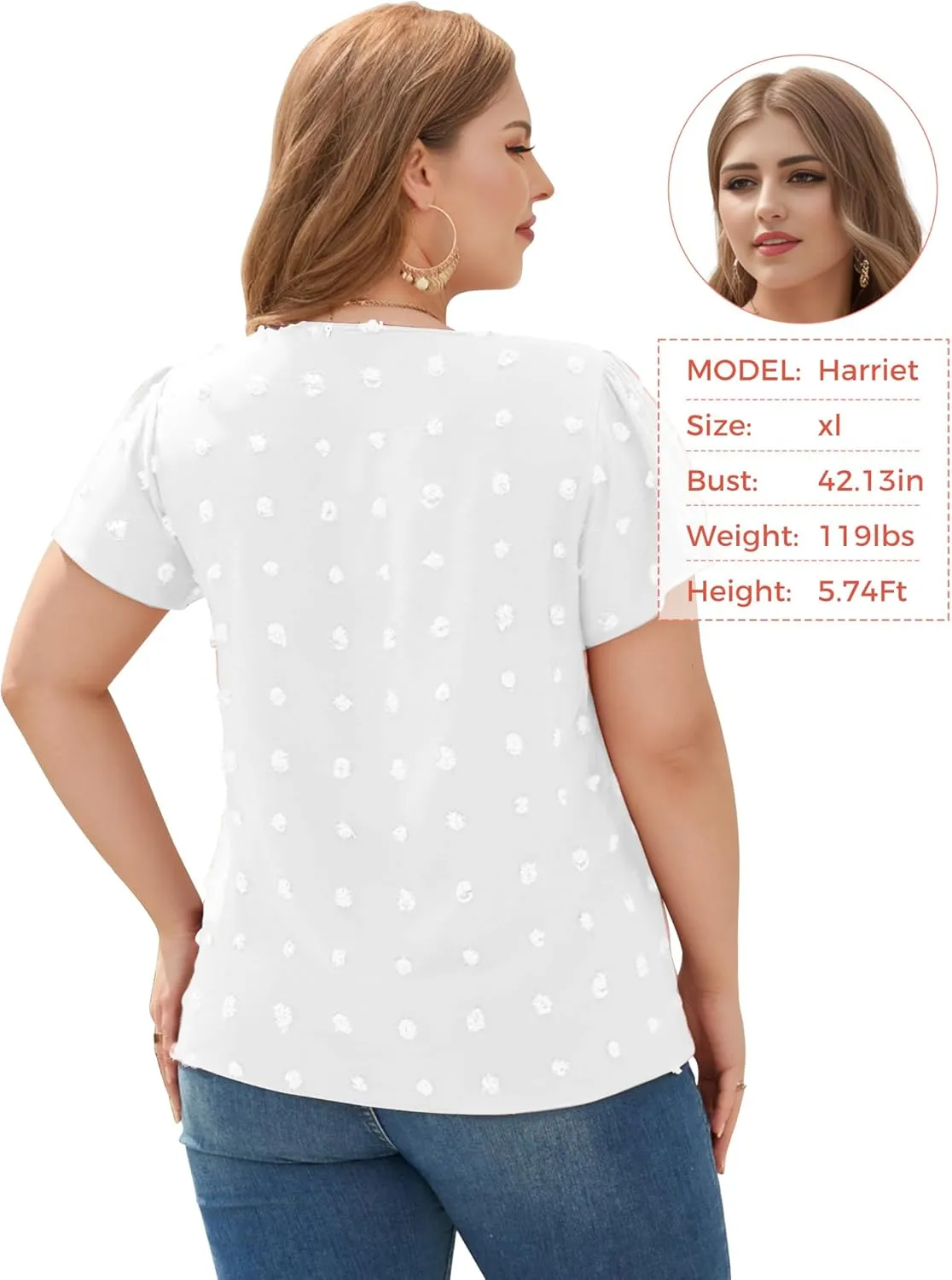 Blouses for Women Dressy Casual V Neck Ruffle Short Sleeve Flowy Tops Cute Summer Shirts Professional Business Tunic