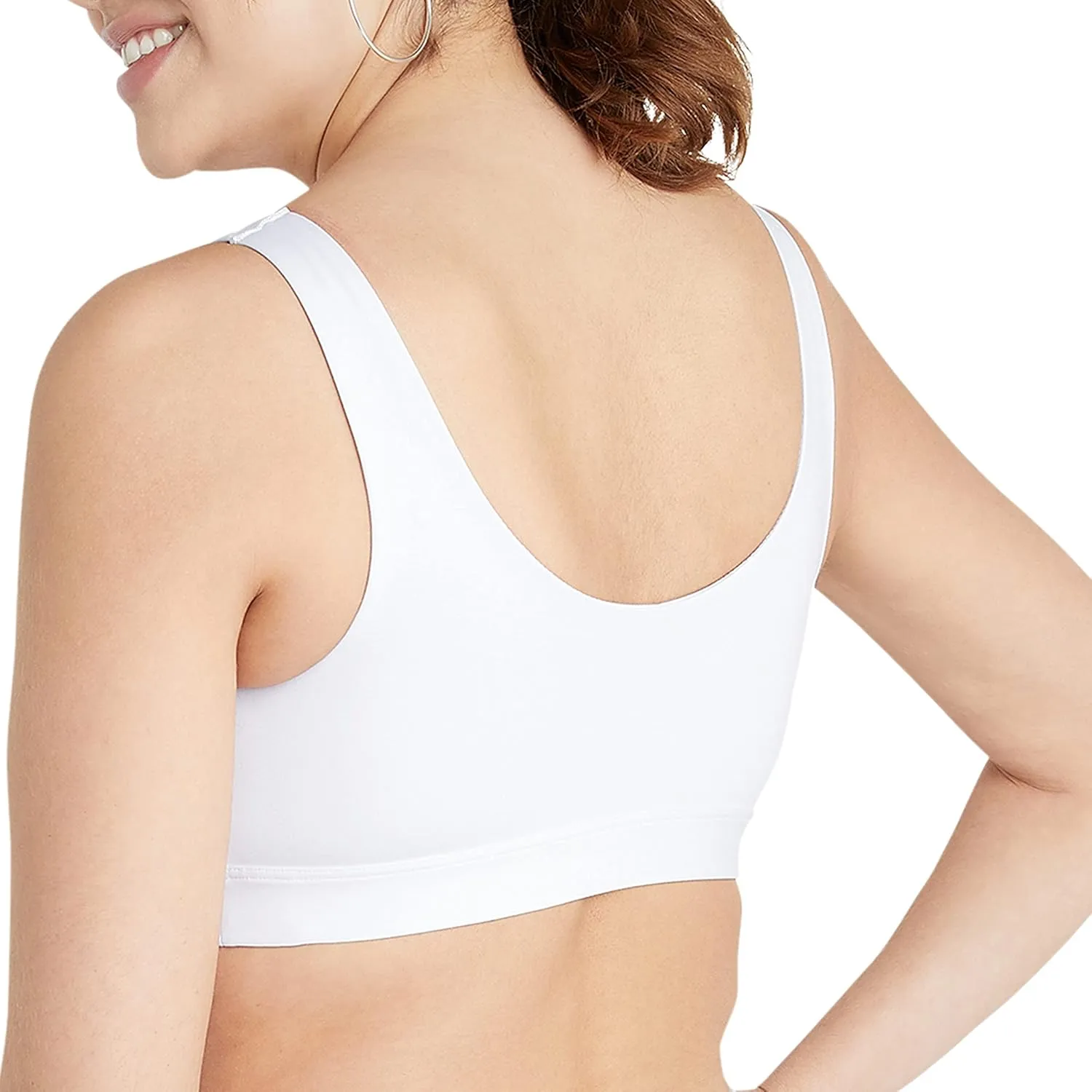 Champion Womens Soft Touch Moderate Support Sports Bra (Plus Size Available)