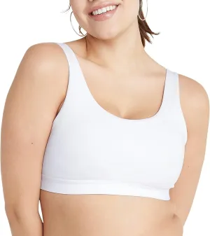 Champion Womens Soft Touch Moderate Support Sports Bra (Plus Size Available)