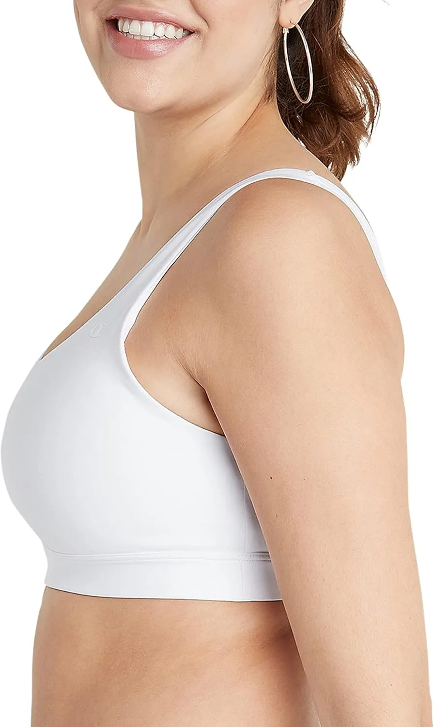 Champion Womens Soft Touch Moderate Support Sports Bra (Plus Size Available)