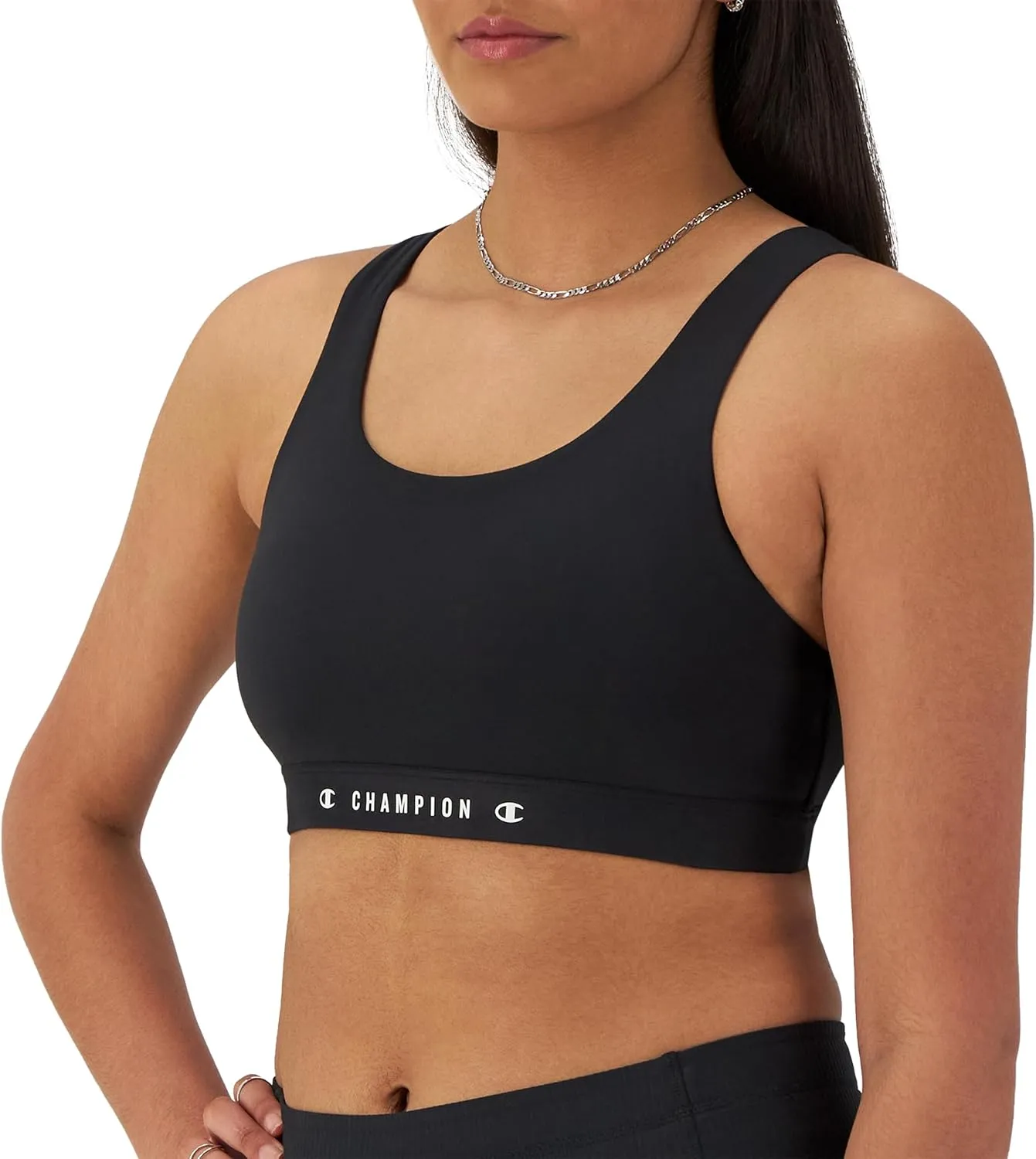 Champion Womens Soft Touch Moderate Support Sports Bra (Plus Size Available)