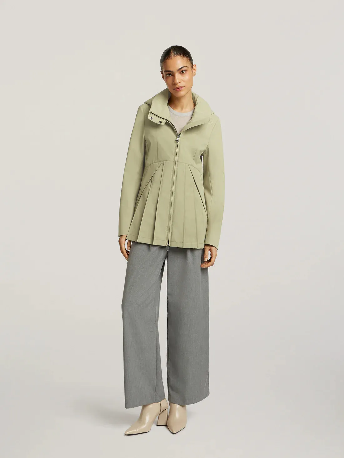 Creenstone Daisy Summer Green Coat