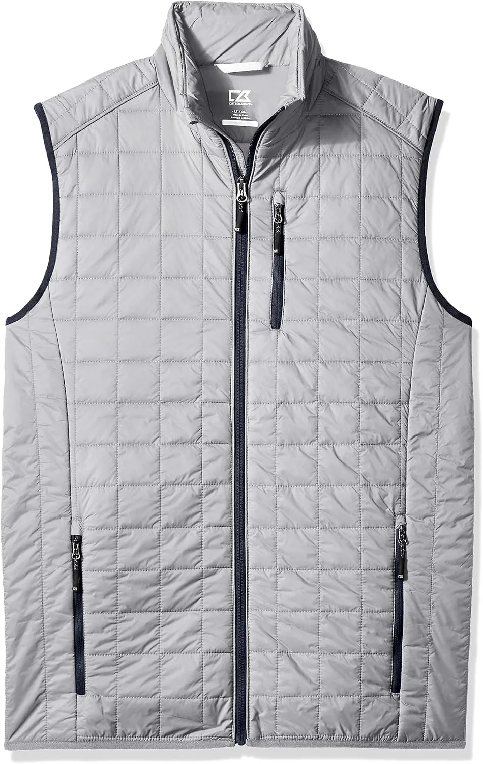 Cutter & Buck Men's Standard Weather Resistant Primaloft Alternative Rainier Down Vest