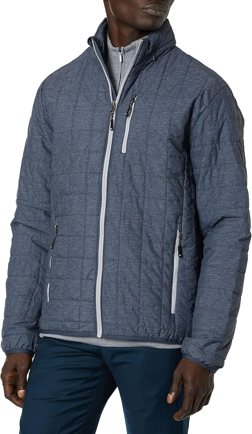 Cutter & Buck Men's Weather Resistant Primaloft Down Alternative Rainer Jacket