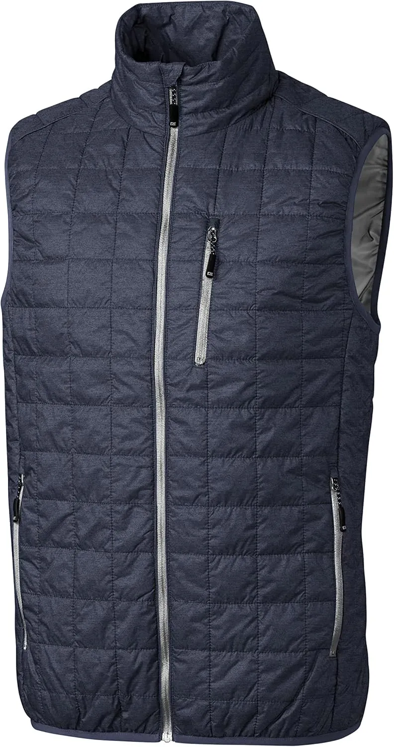 Cutter & Buck Men's Weather Resistant Primaloft Down Alternative Rainer Vest