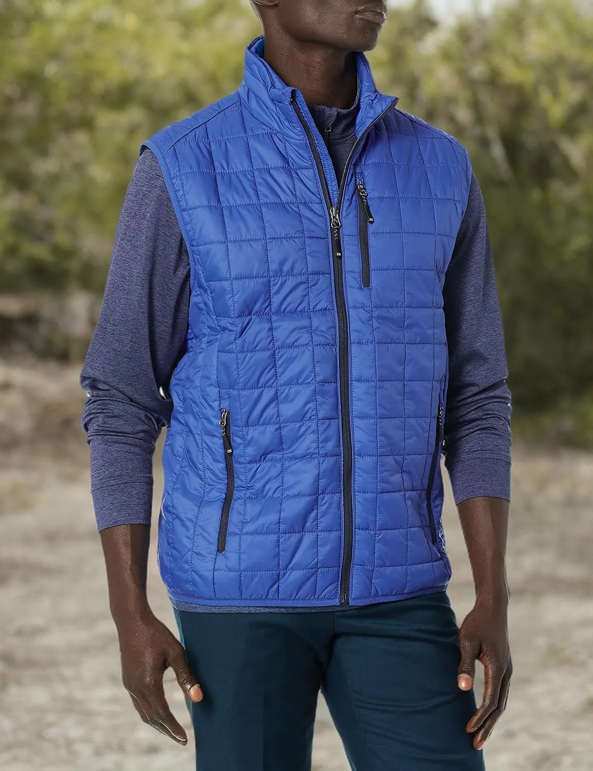 Cutter & Buck Men's Weather Resistant Primaloft Down Alternative Rainer Vest