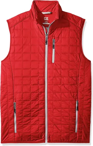 Cutter & Buck Men's Weather Resistant Primaloft Down Alternative Rainier Vest
