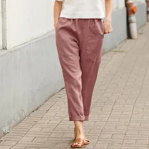 Denim Shorts Women Hole Shorts Summer Lightweight Lounge Shorts with Pocket Elastic Waist Casual Shorts Trousers