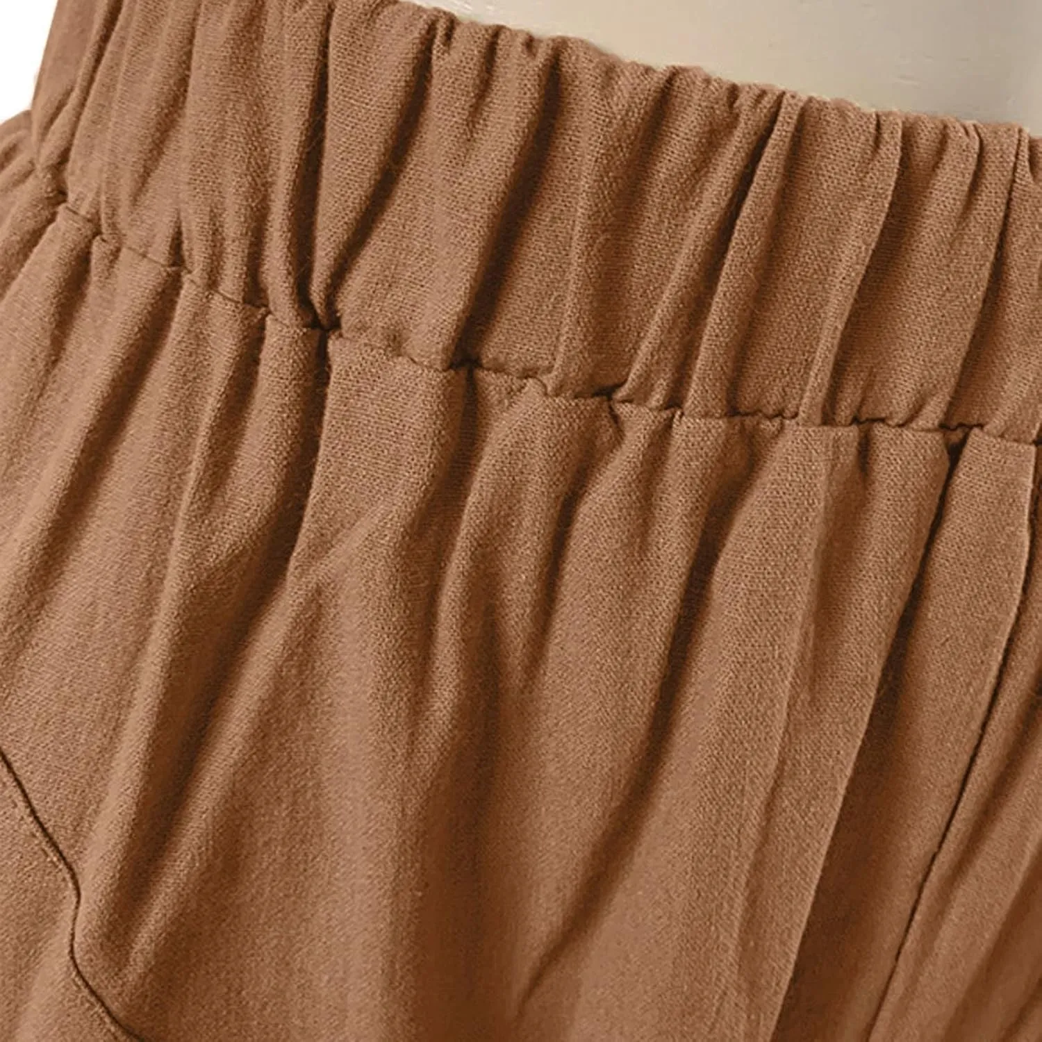 Denim Shorts Women Hole Shorts Summer Lightweight Lounge Shorts with Pocket Elastic Waist Casual Shorts Trousers