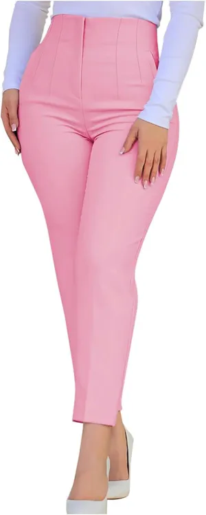 Dress Pants Women Work Pants Business Casual Trousers Pants Slacks for Women High Waisted Office Pants Work Pants