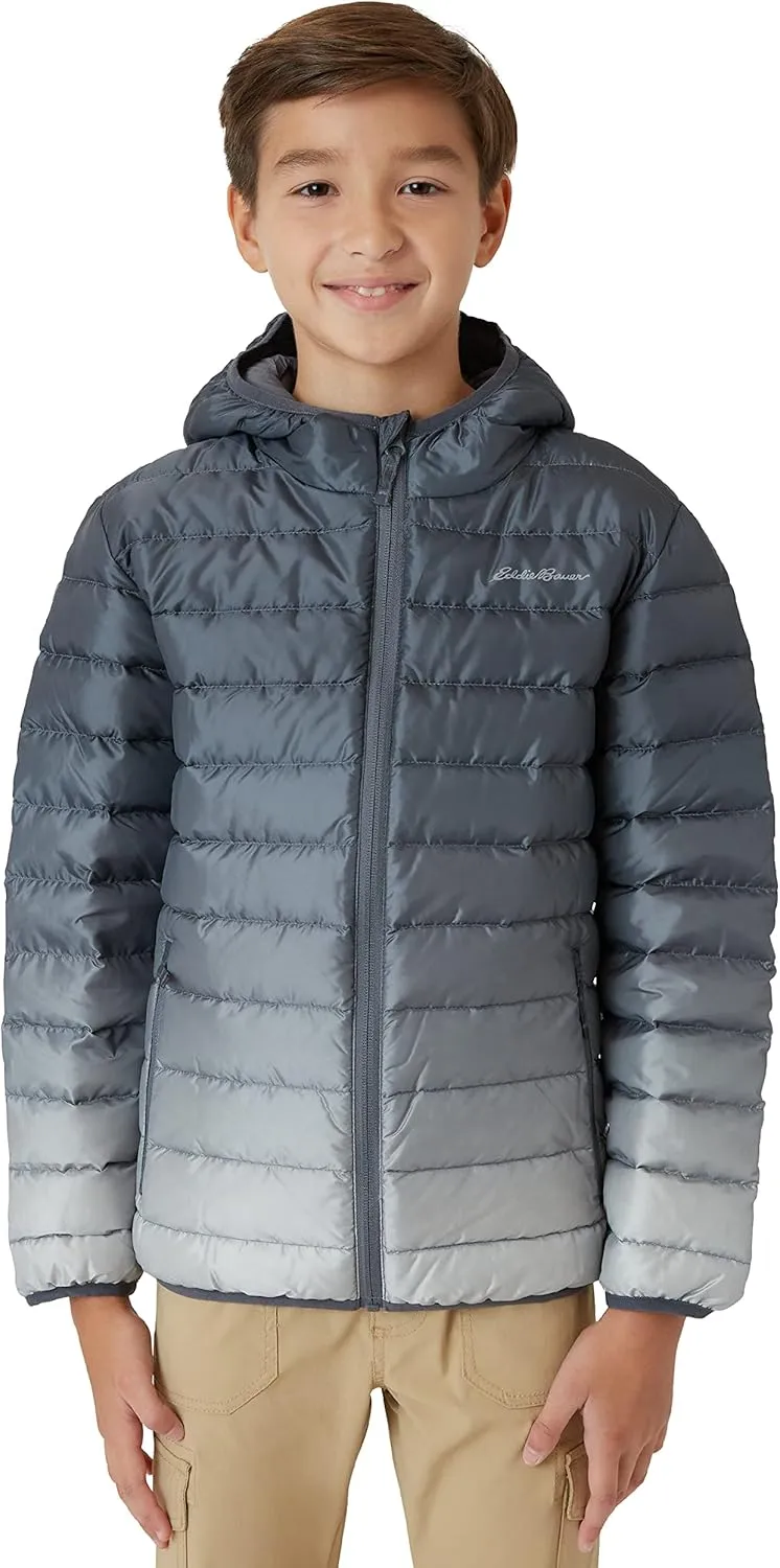 Eddie Bauer Boys' Jacket - CirrusLite Weather Resistant Down Coat for Boys - Insulated Quilted Bubble Puffer (3-20)