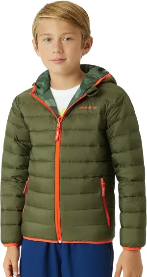 Eddie Bauer Kids' Reversible Jacket - Weather Resistant Quilted Down Coat for Boys and Girls (3-20)