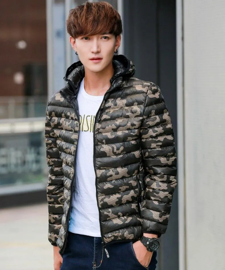 High Quality Padded Camouflage Jacket - 3 Colors