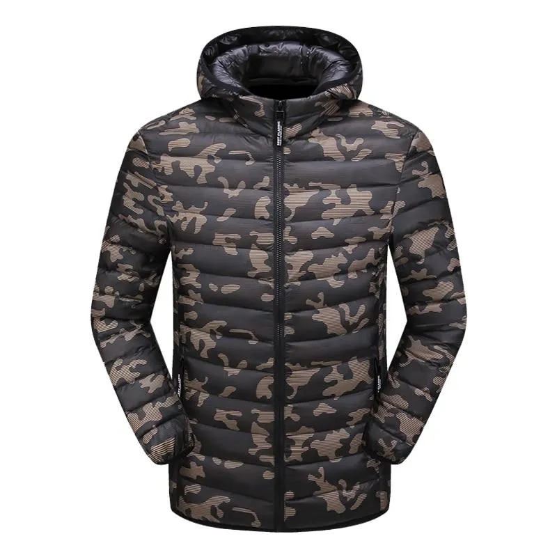 High Quality Padded Camouflage Jacket - 3 Colors