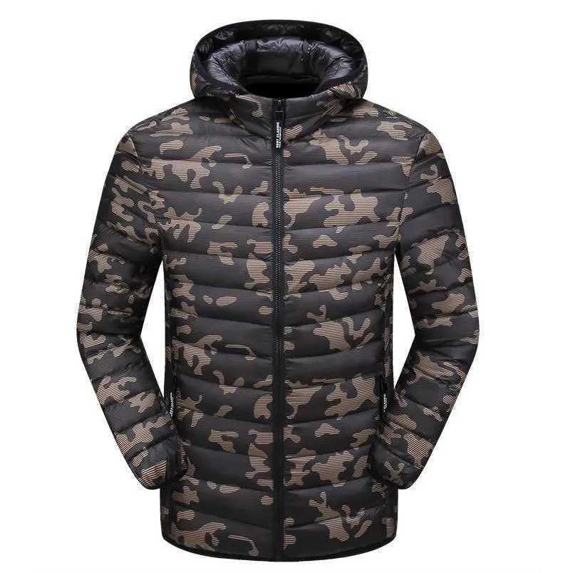 High Quality Padded Camouflage Jacket - 3 Colors