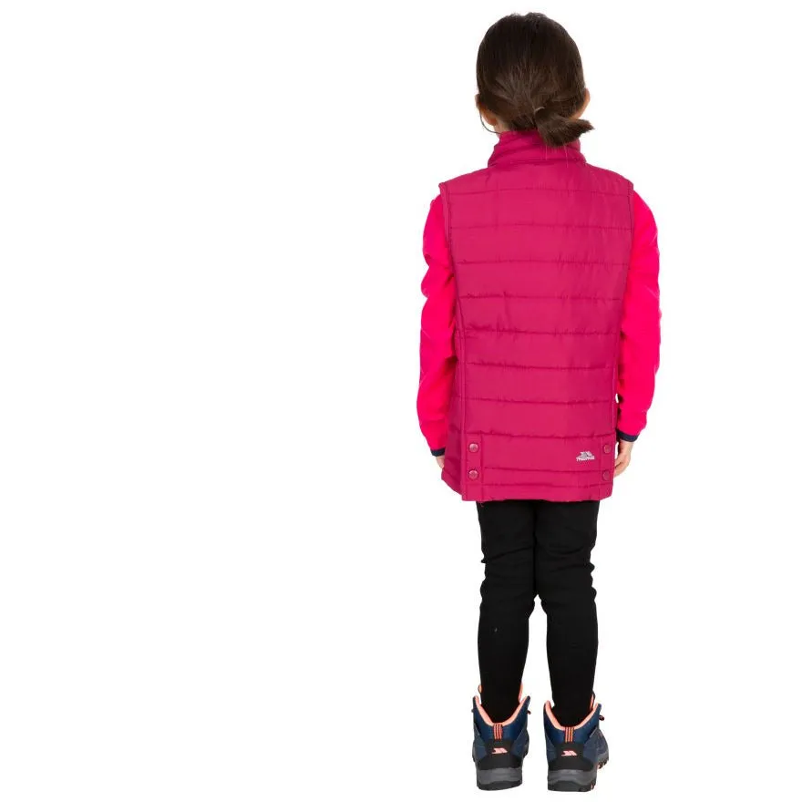 Jadda Kids Padded Gilet / Bodywarmer in Berry