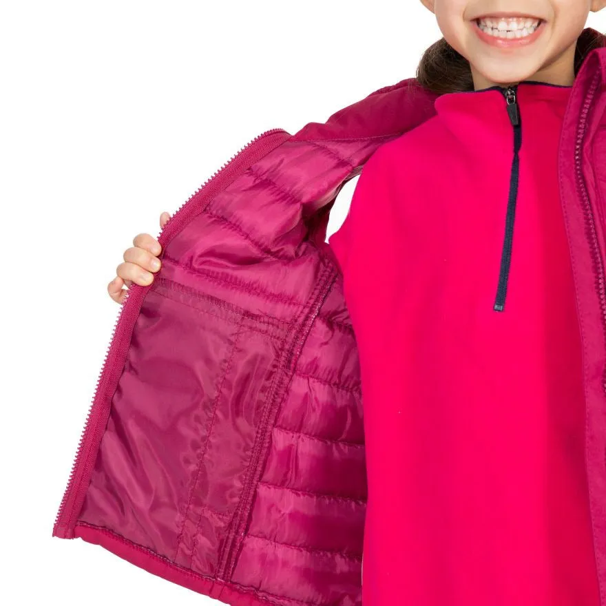 Jadda Kids Padded Gilet / Bodywarmer in Berry