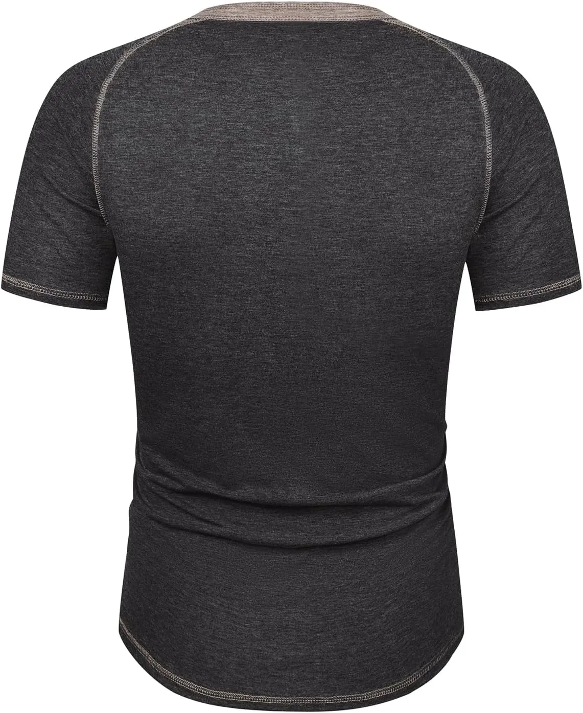 JMIERR Men's Henley Long/Short Sleeve T-Shirt Stretch Cotton Casual Pullover Tee Shirts with Pockets