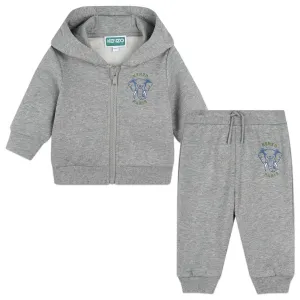 KENZO KIDS Elephant Logo Baby Sweatsuit