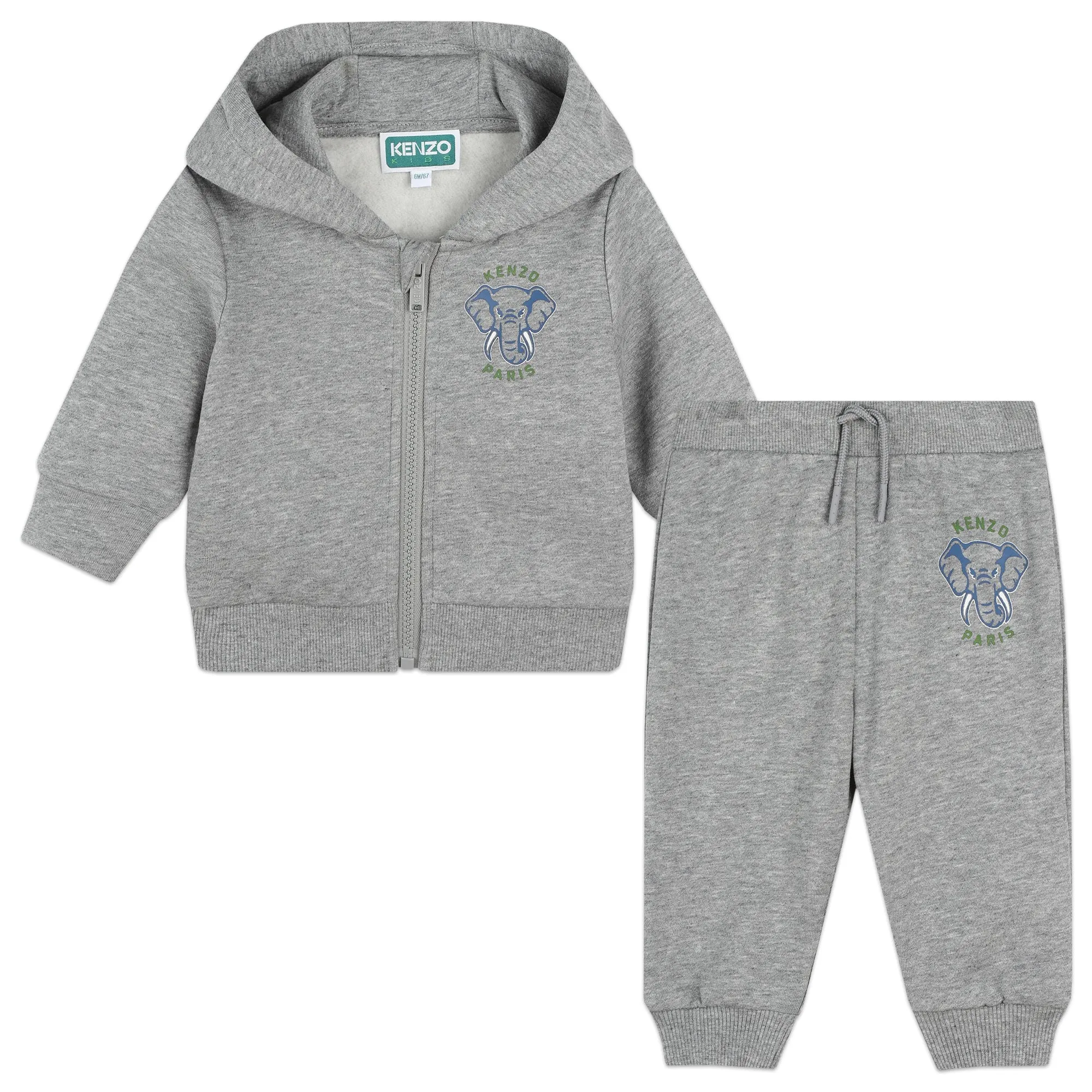 KENZO KIDS Elephant Logo Baby Sweatsuit