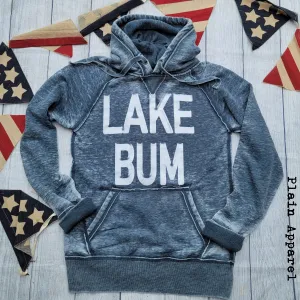 Lake Bum Vintage Style Hoodie