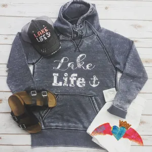 Lake Life Vintage Style Hoodie