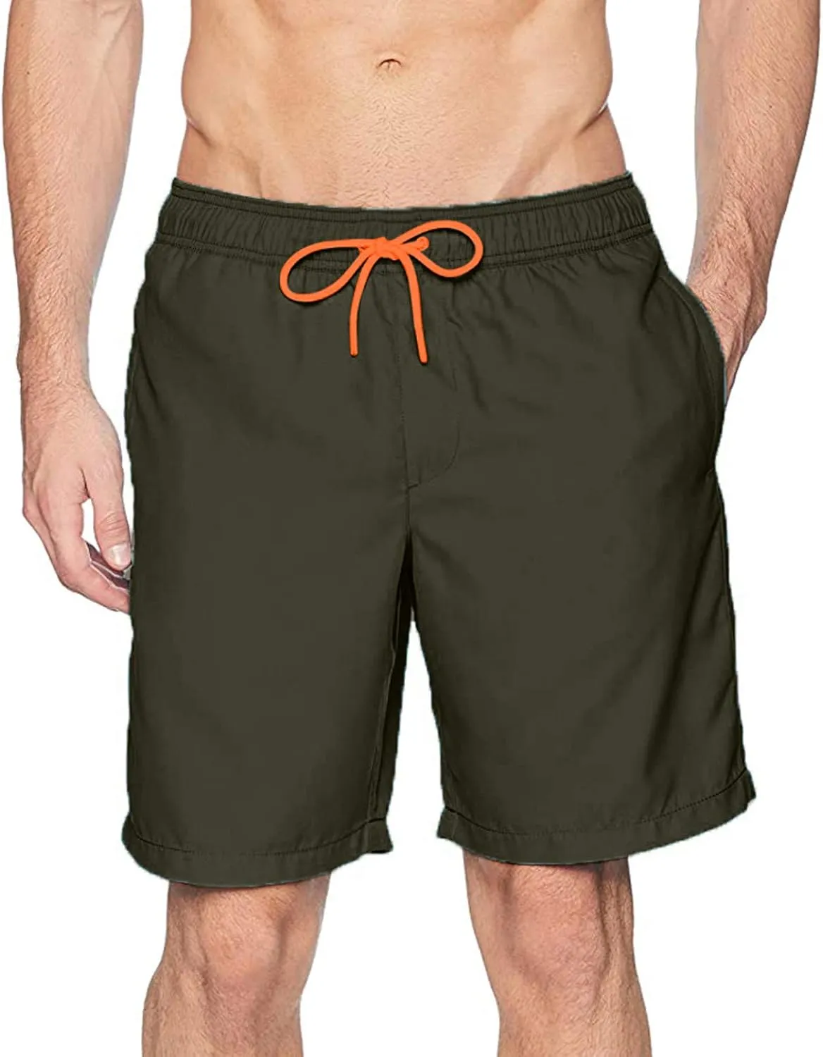 LCMTWX Mens Casual Shorts Dry Quick with Inner Casual Pants Men's Shorts Men's Swimwear Shorts for Men Black Shorts Mens