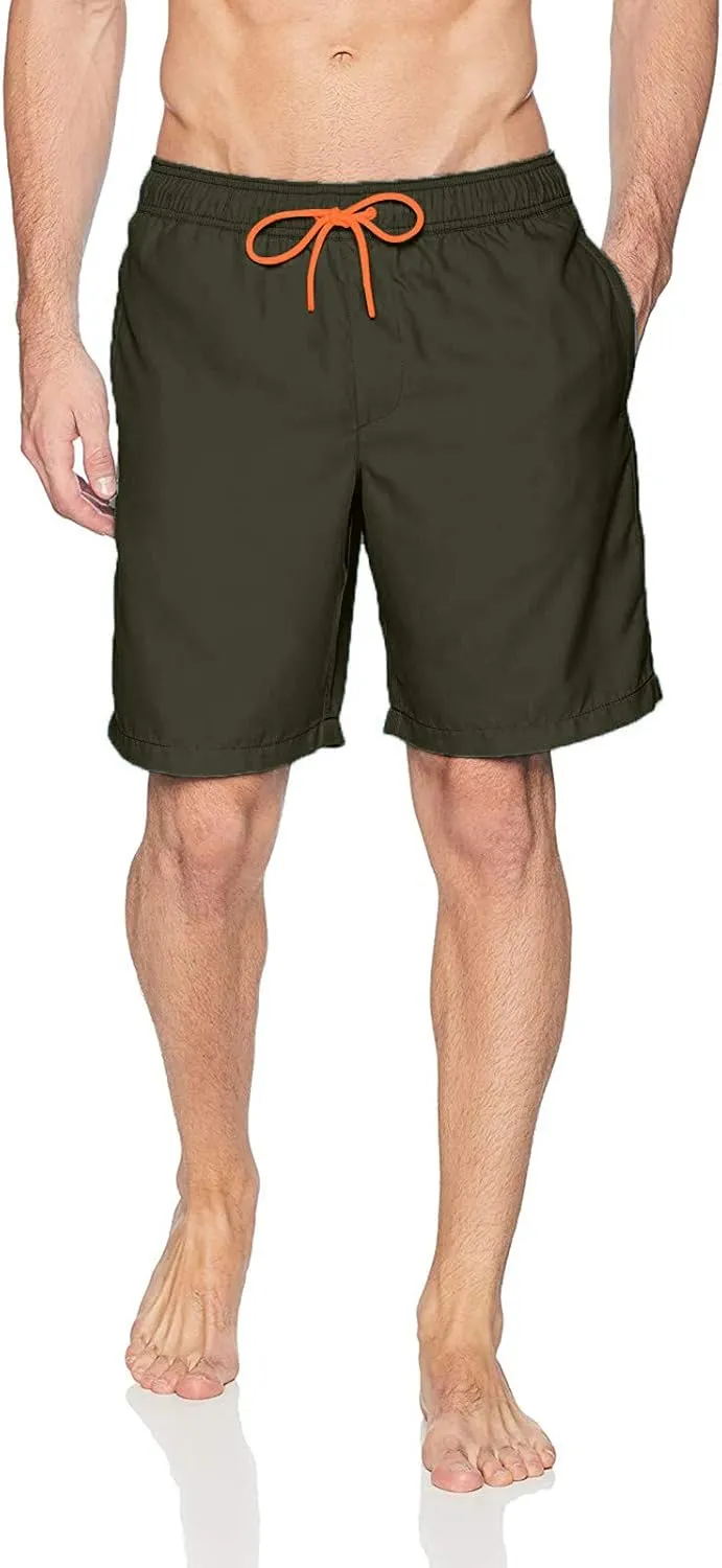 LCMTWX Mens Casual Shorts Dry Quick with Inner Casual Pants Men's Shorts Men's Swimwear Shorts for Men Black Shorts Mens