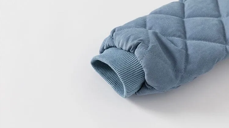 Luca Solid Color Quilted Jacket