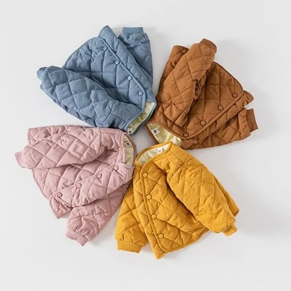 Luca Solid Color Quilted Jacket