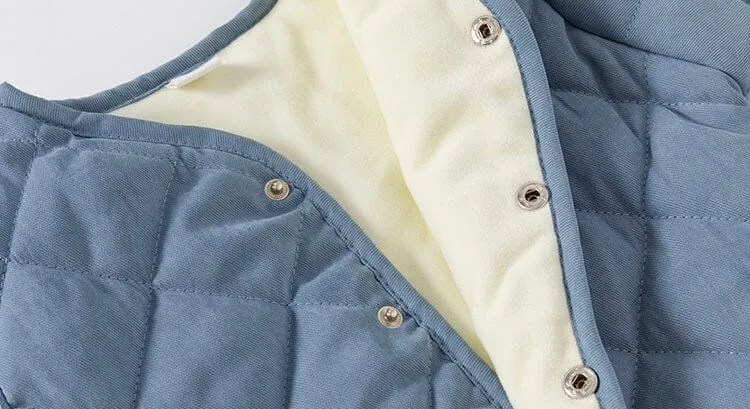 Luca Solid Color Quilted Jacket