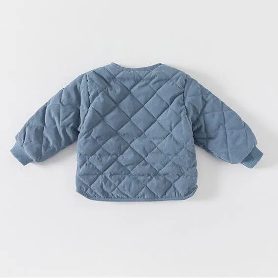 Luca Solid Color Quilted Jacket