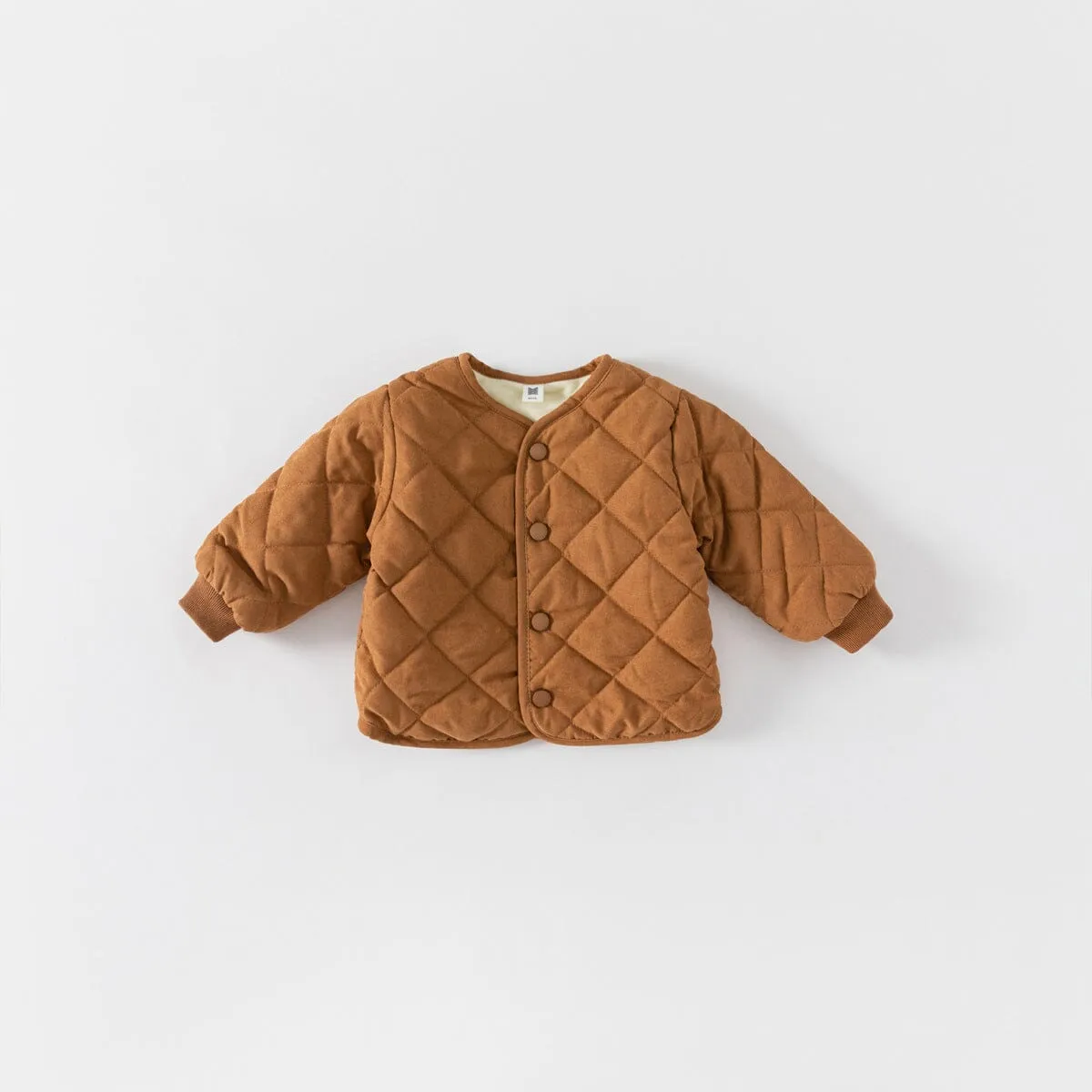 Luca Solid Color Quilted Jacket
