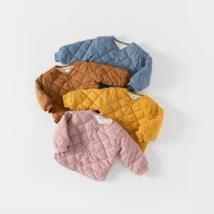 Luca Solid Color Quilted Jacket
