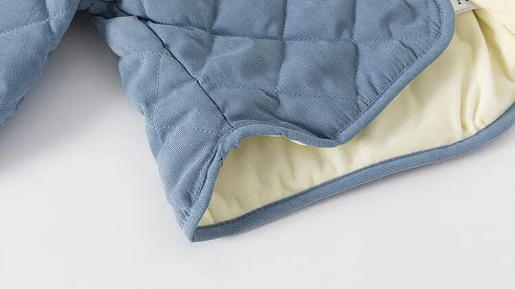 Luca Solid Color Quilted Jacket