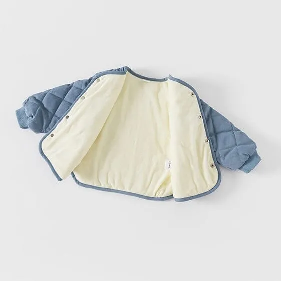 Luca Solid Color Quilted Jacket