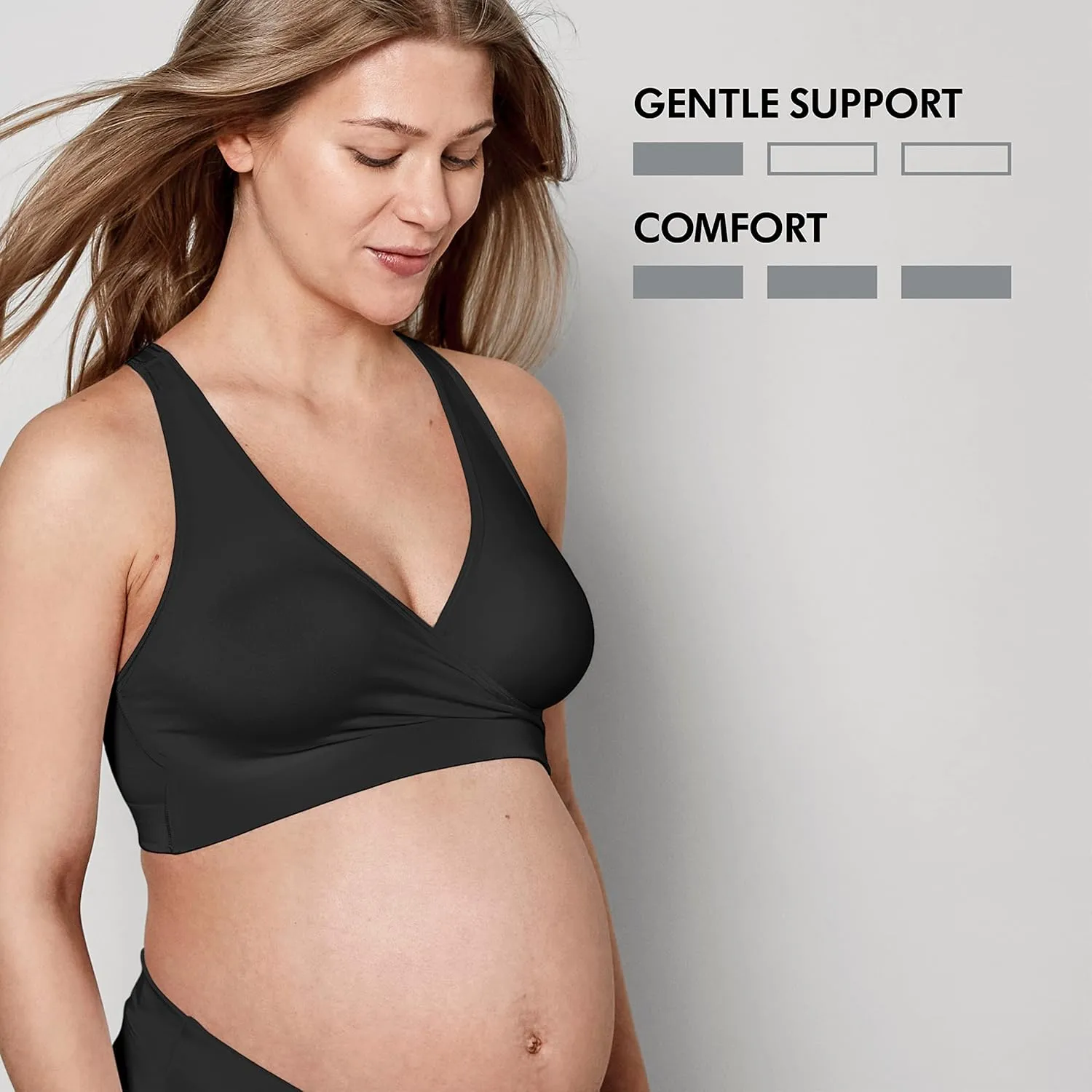 Medela Keep Cool Sleep Bra | Seamless Maternity & Nursing Bra with Full Back Breathing Zone and Soft Touch Fabric