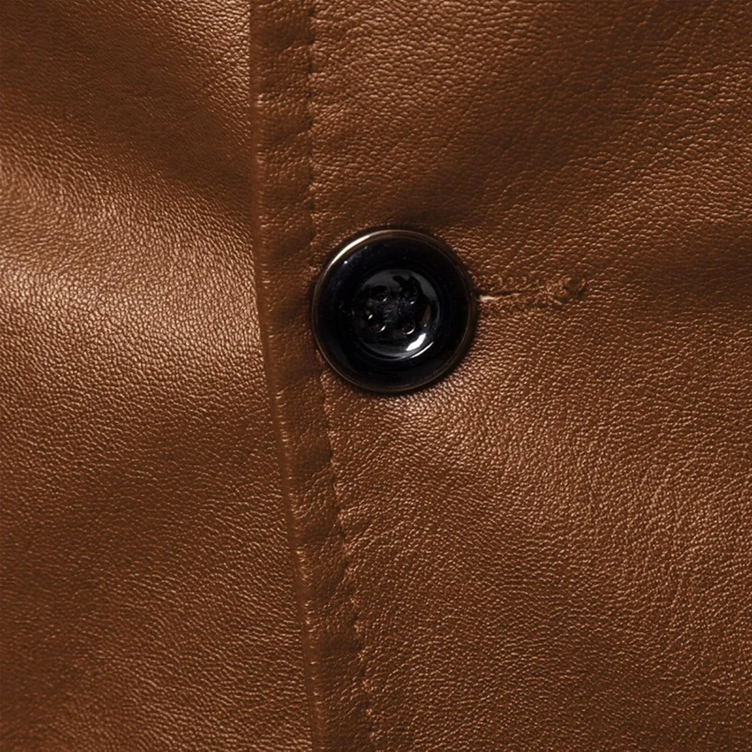 Men's Faux Leather Blazer Slim Fit Notched Lapel Formal Sports Coat Two Button Business Casual Solid Formal Jacket
