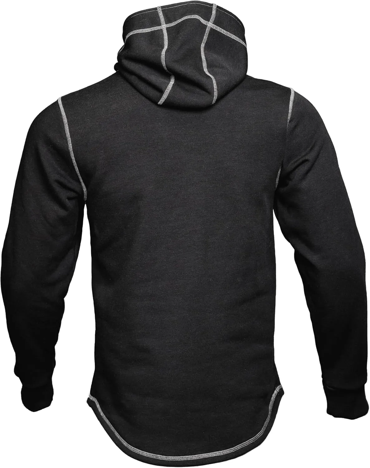 Men's FR Pullover Hoodie Cold Weather Resistant 12.3oz Inherently Flame Resistant Sweatshirt CAT3 NFPA70E NFPA2112